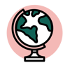 un climate action globe icon